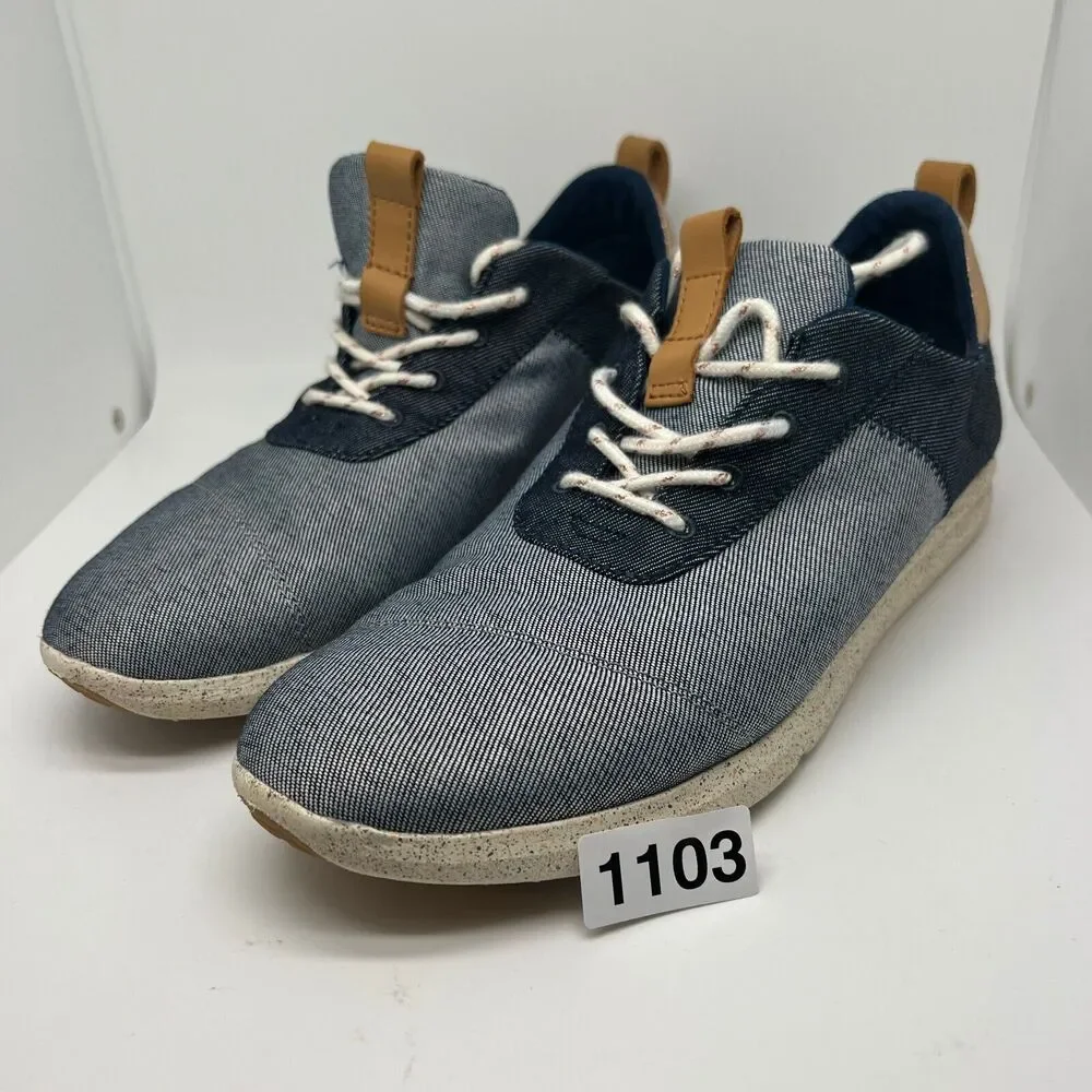 Toms Cabrillo Women Blue Lace Up Lifestyle Sneakers Shoe Lace Up Size 11 - Picture 11 of 11